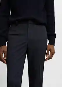 Pantalón Paulo Navy Talla 40 Hombre Mango