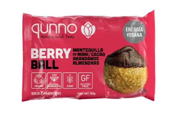 Qunno Bola Proteica Berry Ball