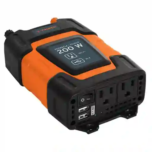 Truper Inversor de Corriente 12V a 110V de 200W