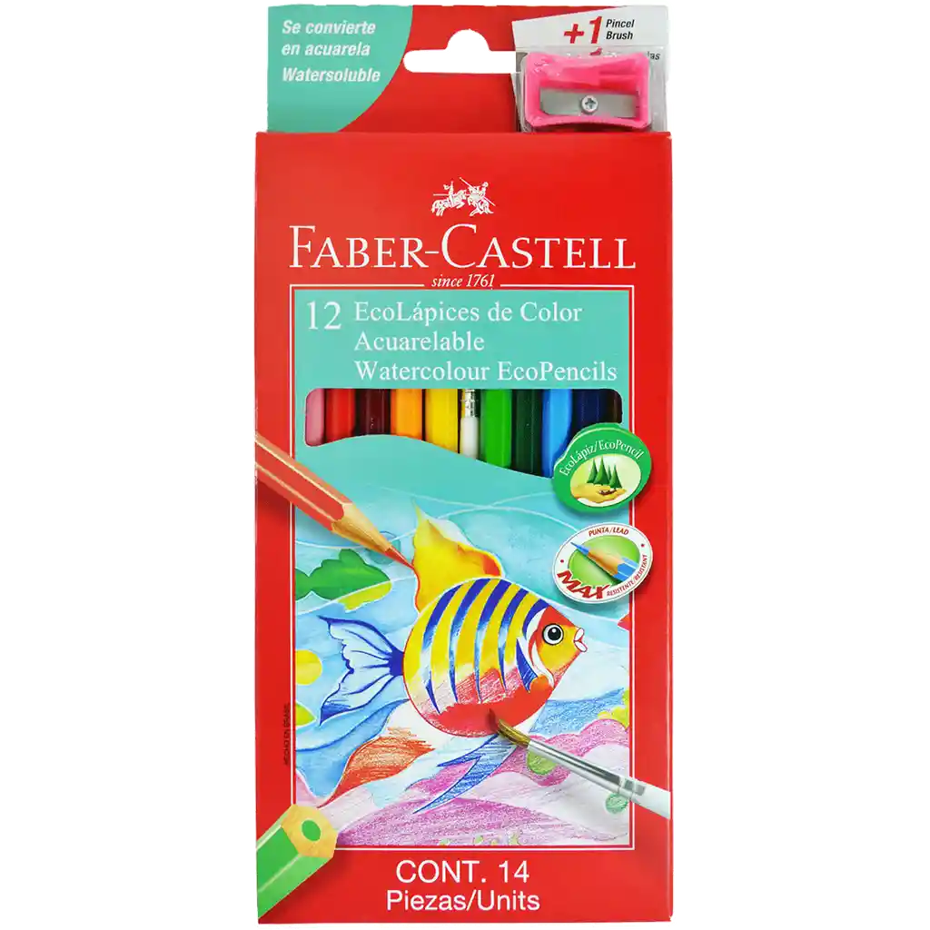 Faber Castell Ecolápices de Color Acuarelables