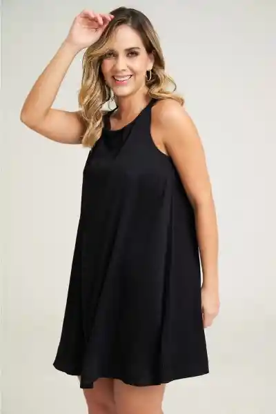 Vestido Singapur Color Negro Talla M Ragged