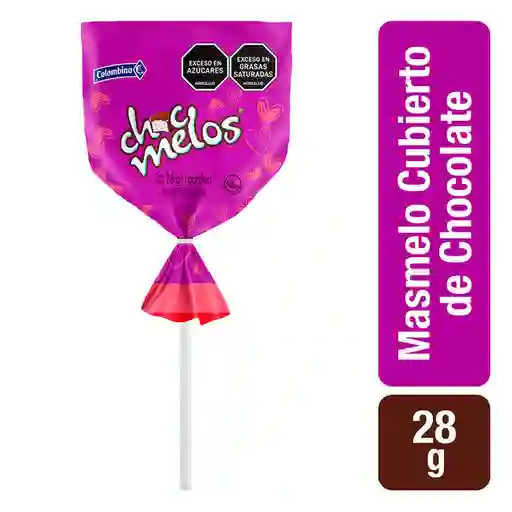 Chocmelos Paleta de Masmelo con Cubierta de Chocolate por 1 und