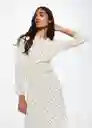 Vestido Juliete Offwhite Talla M Mujer Mango