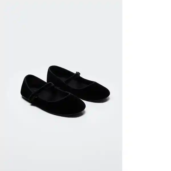 Zapato Elviran Negro Talla 31 Niñas Mango