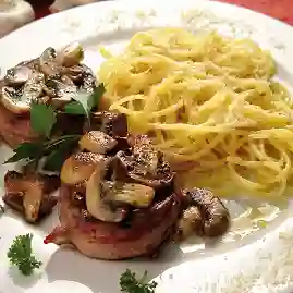 Filet Mignon con Spaguetti
