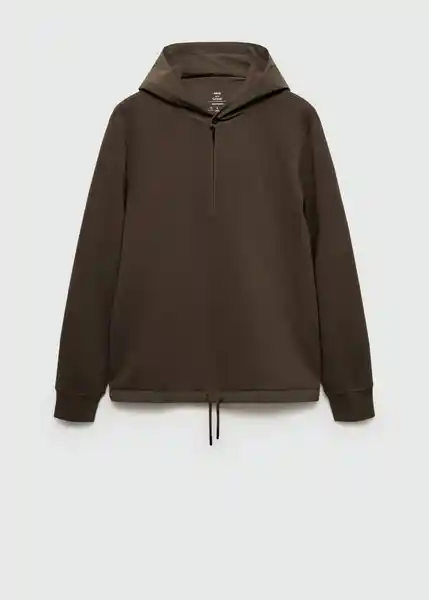 Sudadera Romoh Marron Talla XXL Hombre Mango