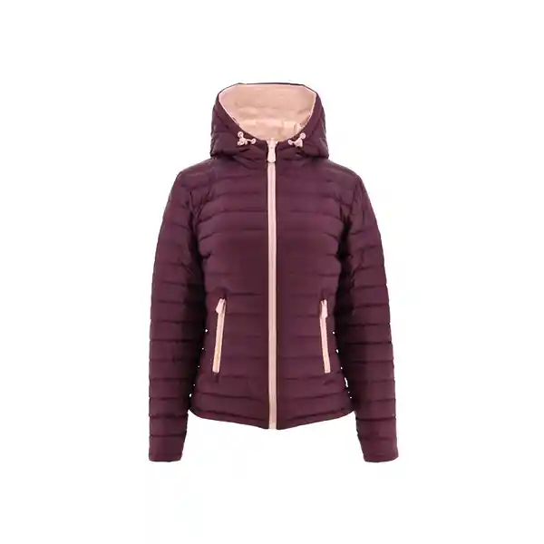 Just Over The Top Chaqueta Reversible Palo Rosa y Borgoña L