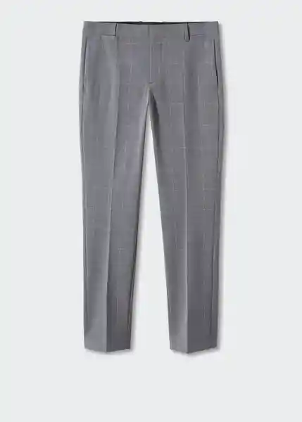 Pantalón Paulo Gris Talla 36 Hombre Mango