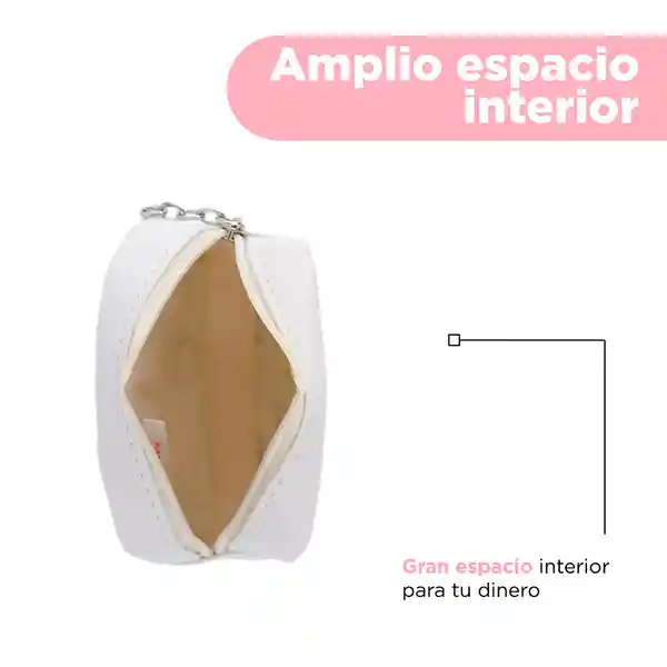 Monedero Cuadrado Snoopy Serie Snoopy Blanco Miniso