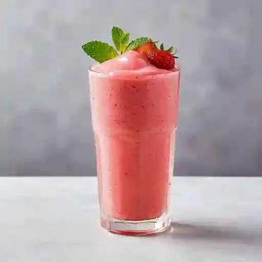 Smothie Fresa Limón Hierbabuena Leche 16 Oz