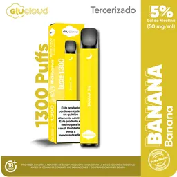 Glucloud Vape Banana Large / 1300 Puffs