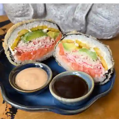 Burger Ebi Crocante +postre