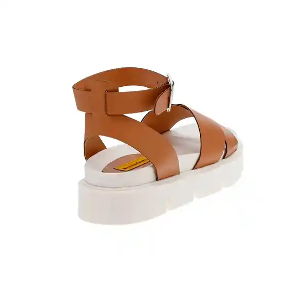 Sandalias Plataforma Romina Beige 38