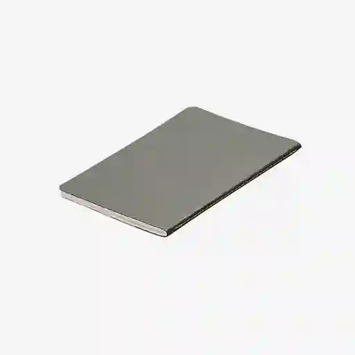 Cuaderno Booklet A6 Rayas Softcover Gris
