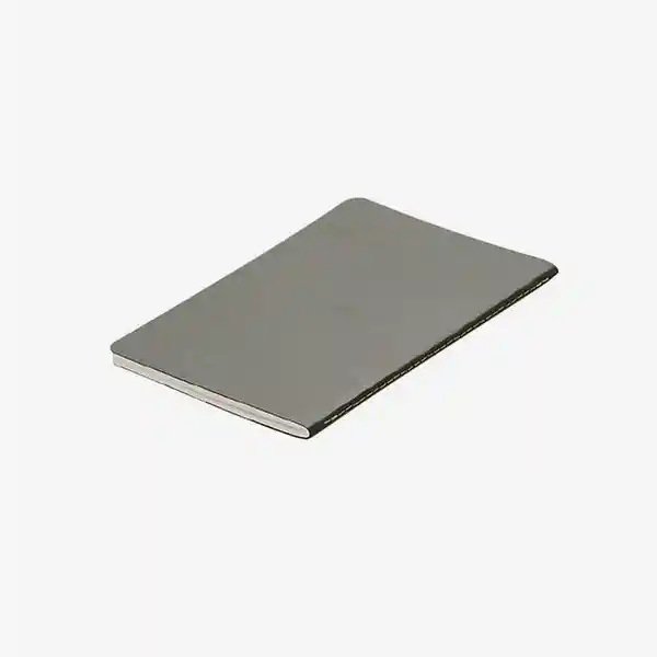 Cuaderno Booklet A6 Rayas Softcover Gris