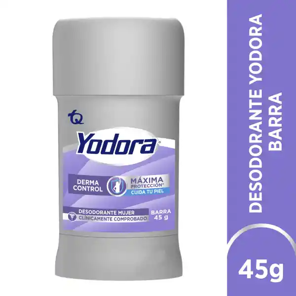 Yodora Desodorante Derma Control en Barra