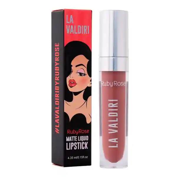 Ruby Rose Labial Líquido Matte la Valdiri 376