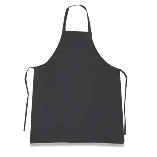Delantal Aro Dril Unicolor Negro Talla U