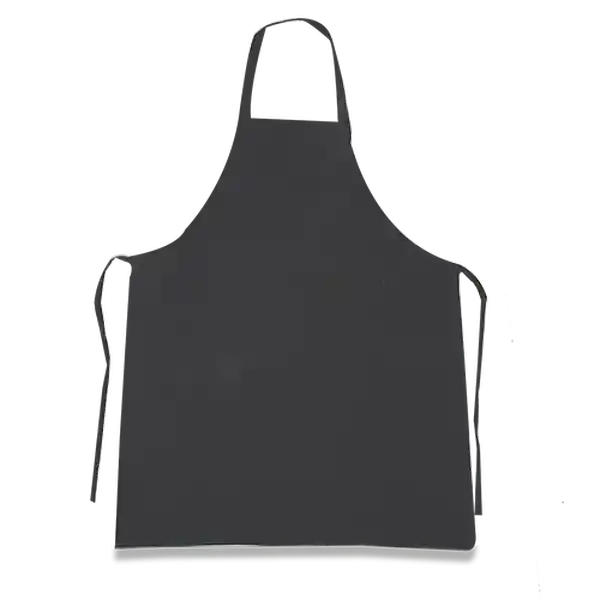 Delantal Aro Dril Unicolor Negro Talla U