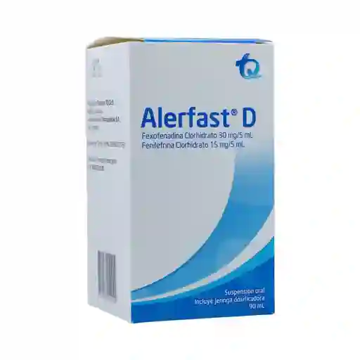 Alerfast D Suspensión Oral (30 mg/15 mg) 90 mL