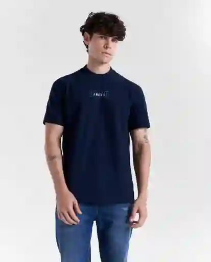 Camiseta Hombre Azul Talla S 849G005_AZU194024 Americanino