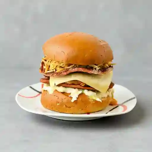 Hamburguesa Sencilla y papas