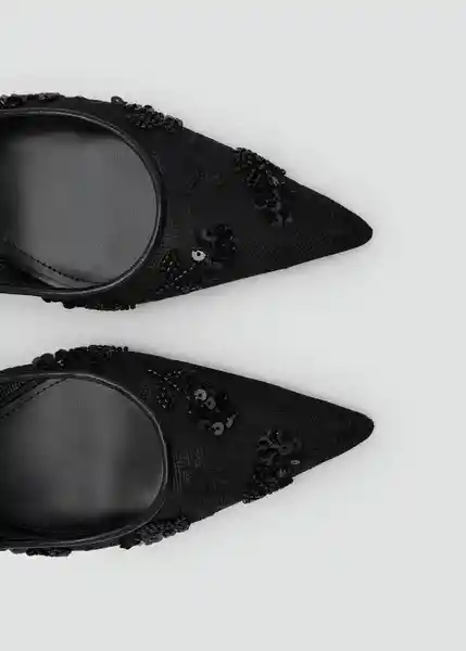 Zapatos Lucida Negro Talla 36 Mujer Mango