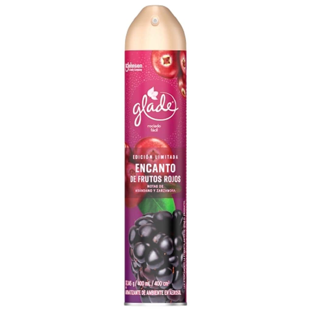 Glade Rapper For Rapping Items Glade Aerosol Edición Limitada Encanto de Frutos Rojos - Rappi
