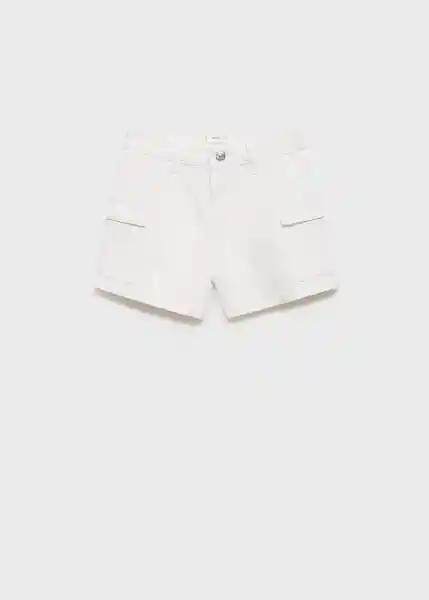 Short Cargow Offwhite Talla 19 Teen Niñas Mango