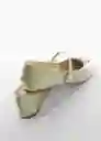 Zapatos Khloe Oro Talla 39 Niñas Mango