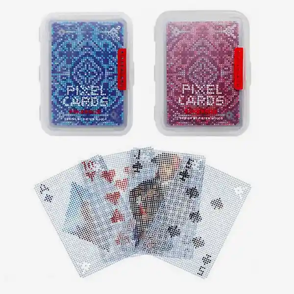 Kikkerland Juego Cartas Pixel