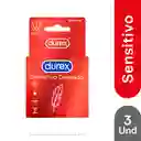 Condones Durex Sensitivo Delgado - Caja 3 unidades