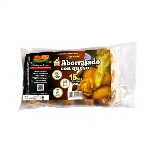 Ricura Aborrajado Con Queso Tipo Cóctel
