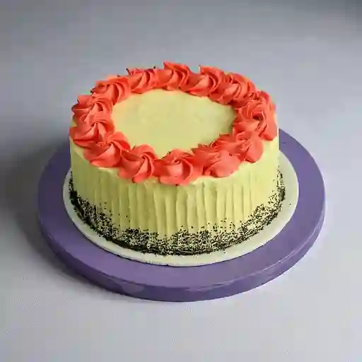 Budin de naranja, amapola y agraz