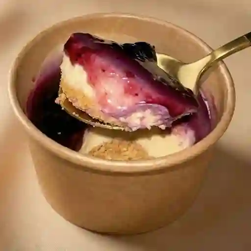 Cheescake de arándanos cuchareable 8onz.