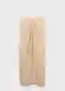 Vestido Stefania Camel Talla S Mujer Mango