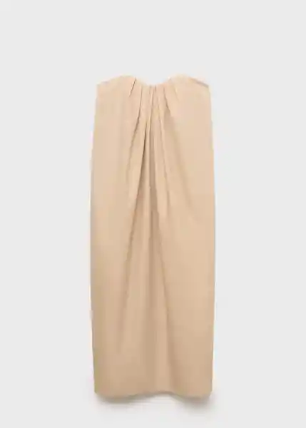 Vestido Stefania Camel Talla S Mujer Mango