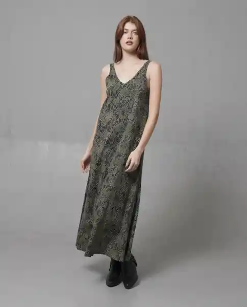 Vestido Mujer Verde Talla S 279G006_VER176212 Rifle