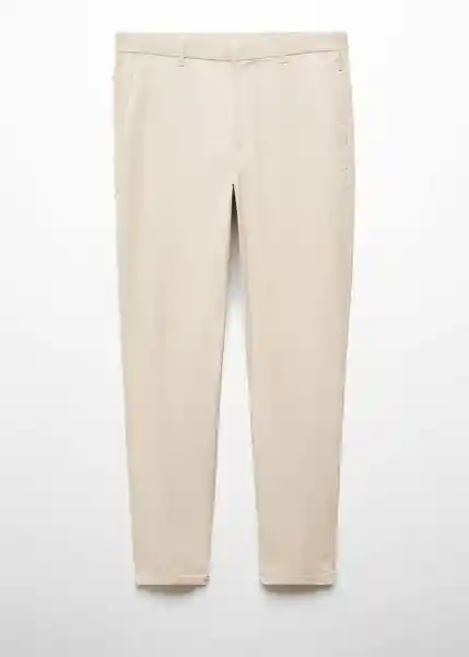 Pantalón Madrid Gris Talla 44 Hombre Mango