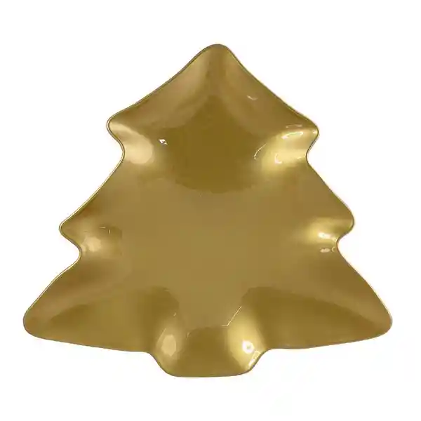 Portaplato Árbol de Navidad Dorado 1807900198 Finlandek
