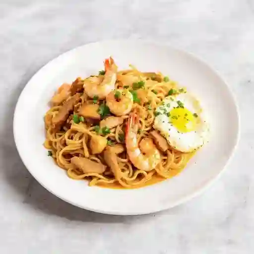 Fideos De Arroz Estilo Singapur