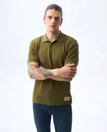 Camiseta Hombre Verde Talla M 801G008_VER180527 Americanino