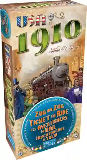 Juego De Mesa Aventureros Al Tren Usa 1910