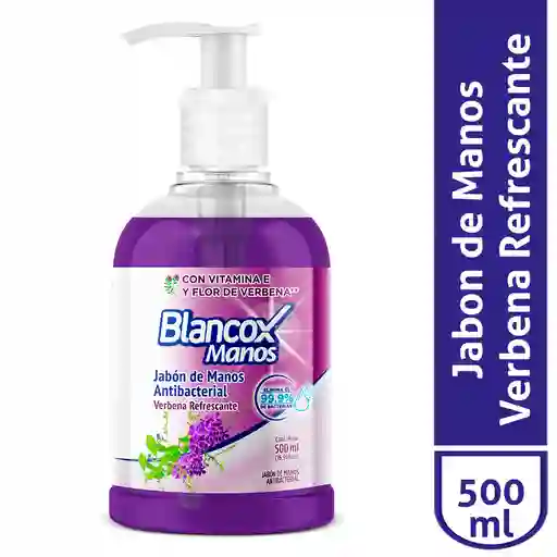 Blancox Jabón Líquido de Manos Antibacterial Verbena Refrescante