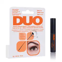 Duo Pegamento Pestañas Oscuro (Naranja ) Pincel 56896