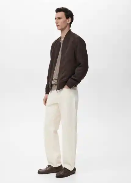 Chaqueta Bero Chocolate Talla S Hombre Mango