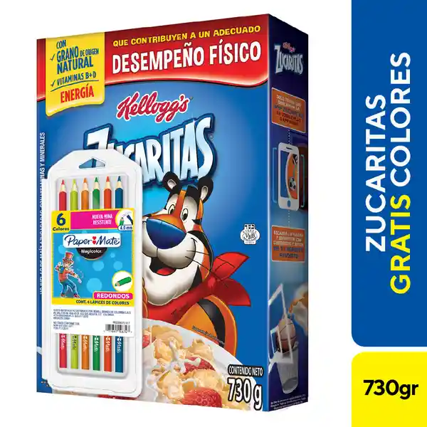 Zucaritas Hojuelas de Cereal + Colores Escolares