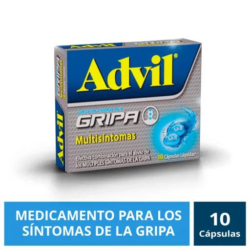 Advil Gripa x 10 caps
