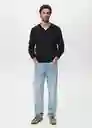 Camiseta Polo Antiguas Navy Talla M Hombre Mango