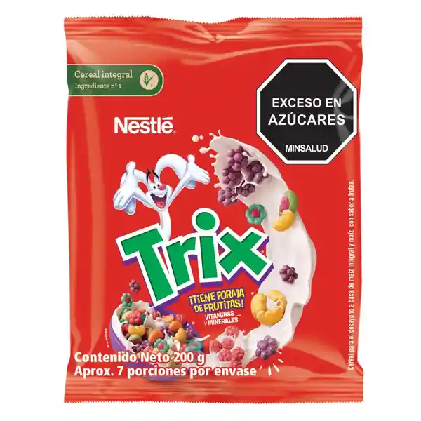 Trix Cereal Con Forma de Frutitas